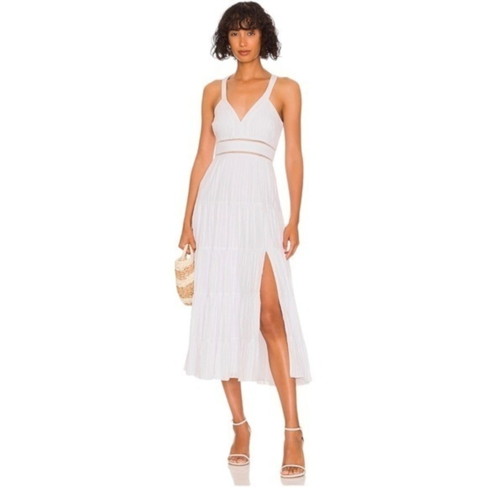 0 Likely Monty Cotton Dress in White